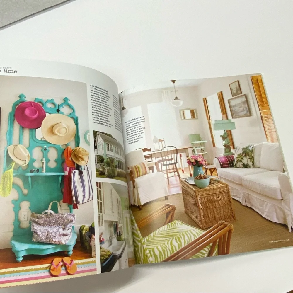 Better Homes And Gardens Blue New Cottage Style Softback Book House Tours Ideas